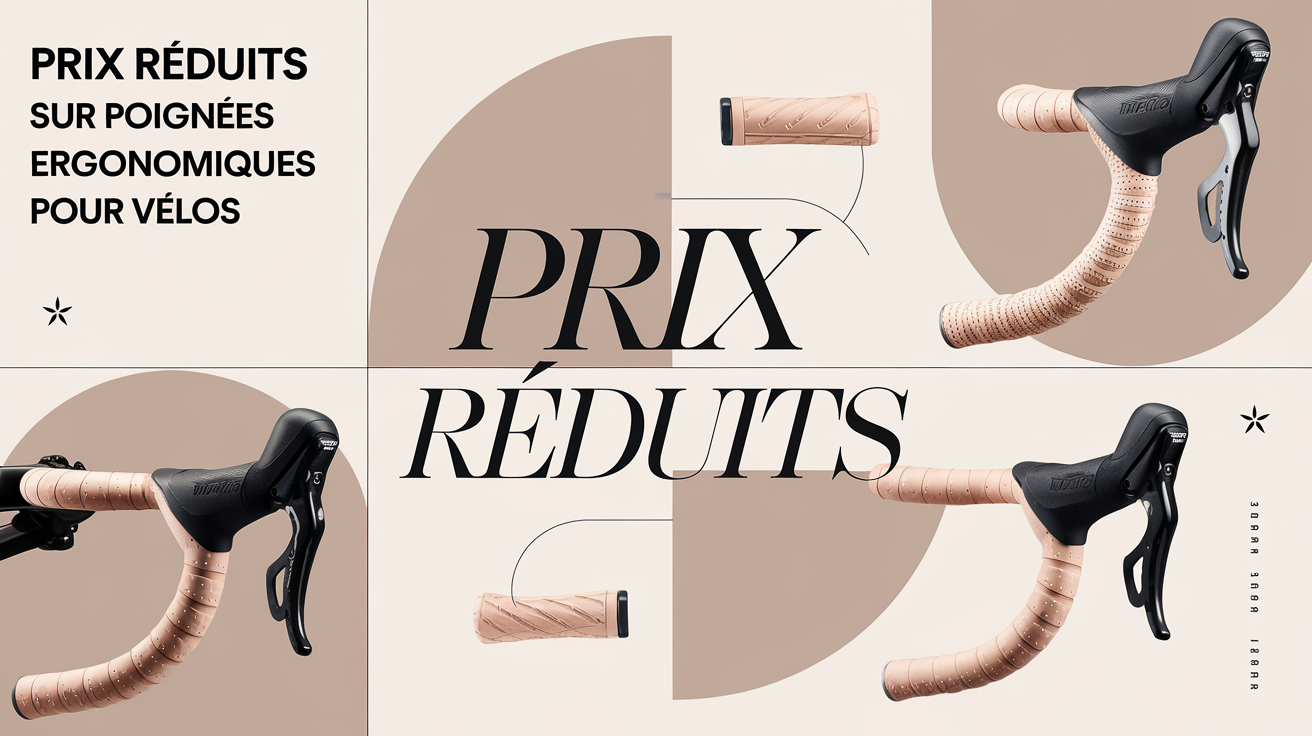 poignées ergonomiques pour vélos