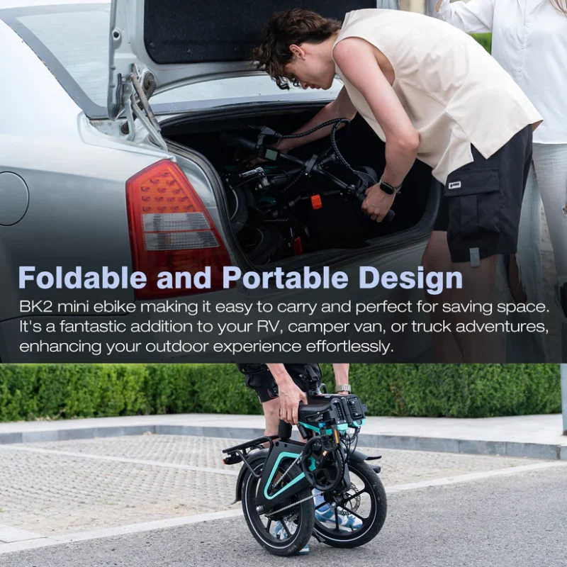 Meilleur HITWAY vélo pliant 16 pouces vélo électrique pliant ultra léger