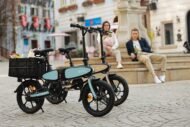 DYU vélo electrique pliant efficace mini vélo électrique pliable