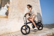 DYU vélo pliant prix abordable, vélo électrique pliable puissant
